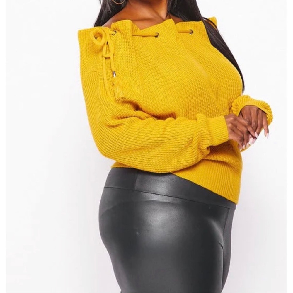 Off the shoulder sweater
